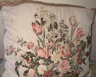 Pair of Tapestry Euro Shams