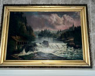 Late 19th Century Panting from Union Springs AL