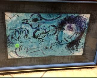 Vintage Marc Chagall Litho (unsigned)