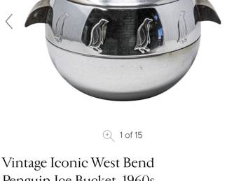 Penguin 60’s Ice Bucket 1/2 price