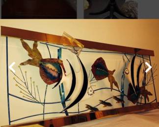 Vintage underwater decor sculpture