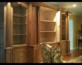 Custom 8’ H x12’ W x3’ D Display Cabinet