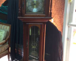 Vintage grandfather clock