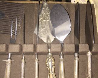 Vintage sterling silver serving pieces
