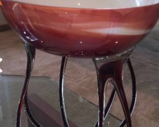 Blown Glass vintage bowl