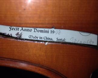 1998 Junior Violin