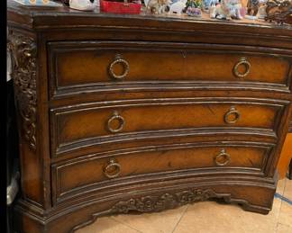 Marge Carson Curved Chest w/side carvings