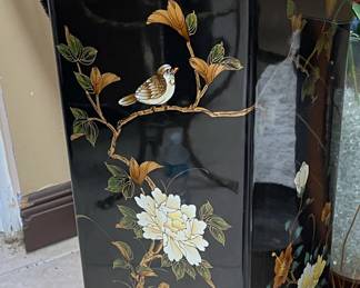 Asian Hand-painted Pedestal
