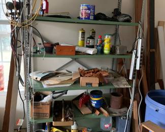 #124 All Metal 6 shelf Storage Rack - 48x25x26 $100.00