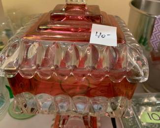 #131 Ruby Red Wedding Box - 6x6x10 $40.00