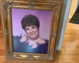 #18 Heavy wood Frame w/non-glare Glass w/light - 23x27 Frame Size $65.00