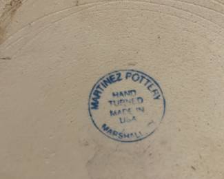 #113 Crock Churn - Martinez pottery - 10x11 $30.00