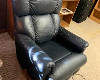 #74 Blue Lazy-Boy Swivel Rocker/Recliner w/continuous seat $275.00