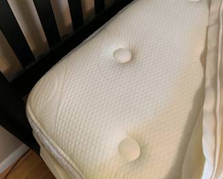 #3 Black Wood Bedframe Queen $175.00
#4 Queen Sealy Mattress/Box springs $100.00