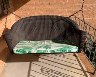 #192 Wicker Swing - 42" Wide Seat $75.00