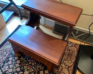 #54 Cherry 2 step Bed Side Stool $25.00