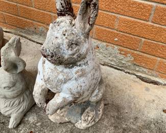 #121 Concrete Rabbit Standing up - 20" Tall $25.00