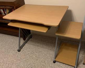 #85 Aluminum/Laminate Desk - 32x23x29 $25.00