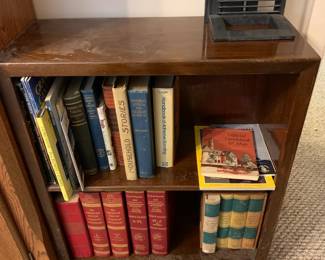 #79 Wood 2 shelf Bookcase - 24x10x29 $40.00