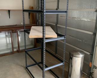 #123 5 shelf Garage Shelf - 36x19x72 $75.00