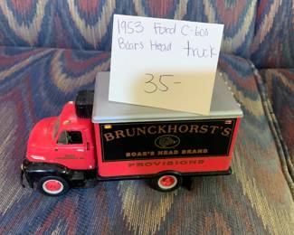#186 1953 Ford c-600 Boars Head Truck $35.00