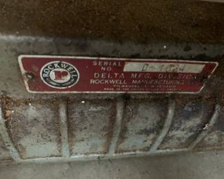 #125 Rockwell Scroll Saw - as is condition, belt, blade $30.00