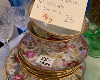 #147 Lefton China - set of 18 pcs $25.00