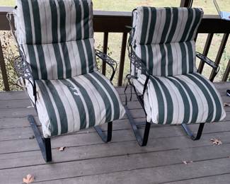 #117 Set of 2 Bouncy Chairs - sold as a pair $150.00