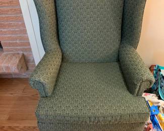 #7 Best Chair - Emerald Green Wingback w/Wood Legs $75.00
#8 Best Chair - Emerald Green Wingback w/Wood Legs $75.00
