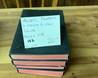 #182 Audels Plumbers & Steam Fitters Guide Books 1-4 $20.00