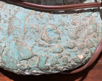 #10 California Brutalist Plaster Lamp- Chalkware - 27" Tall - sold as a pair $150.00