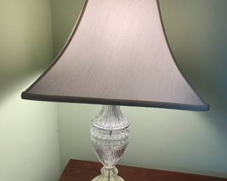 #16 Crystal Lamp w/Shade - 27" $50.00