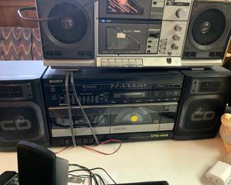 #57 Sony Boom Box CCFD444 $45.00