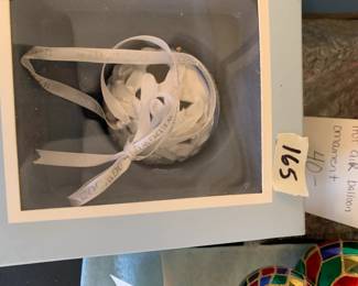 #164 Wedgewood Christmas Ornament in Box $20.00
#165 Wedgewood Christmas Ornament in Box $20.00