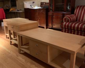 #155 Pier 1 Imports Blonde End Table22x22x24 w/1 drawer & Shelf $75.00
#156 Pier 1 Imports Blonde End Table22x22x24 w/1 drawer & Shelf $75.00
#157 Pier 1 Imports Blonde Coffee Table 22x22x24 w/1 door $75.00