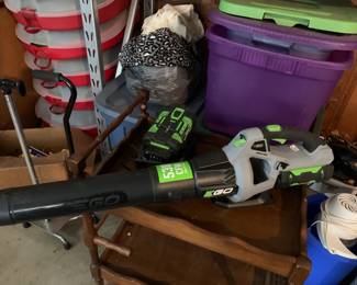 #91 EGO Blower w/Charger & 2 Batteries $75.00
