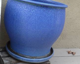 blue planter