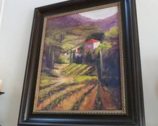 large picture framed