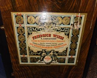 Friedrich Wiese antique safe and cabinet, has a key and works! Wiese antique safe and cabinet