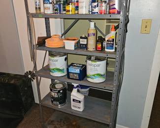 $6 Shelving, .50- $2 Paints & Chemicals