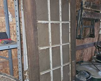 Antique Glass plane door
