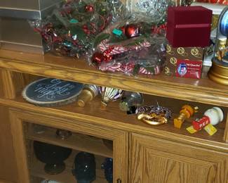TV Stand 
Christmas Items 