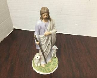 Home Interiors Masterpiece Porcelain Jesus The Shepherd