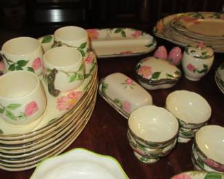 FOS desert rose s and pepper sugar bowls 