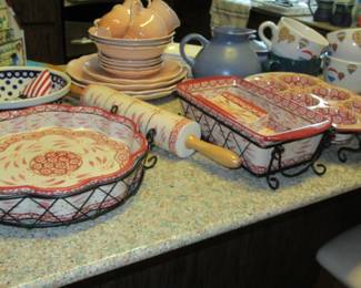 FOS kitchen red and white