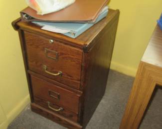 FOS oak filing cabinet