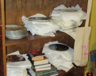 FOS shelf with collectors plates