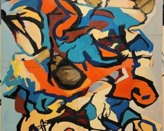 Eric Fiazi large oil. There are numerous Fiazis! Oils and works on paper!