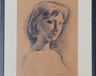 Emil Kosa Jr charcoal drawing. There are a few of these!