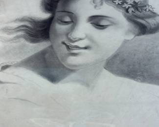 19th century Mexican drawing.